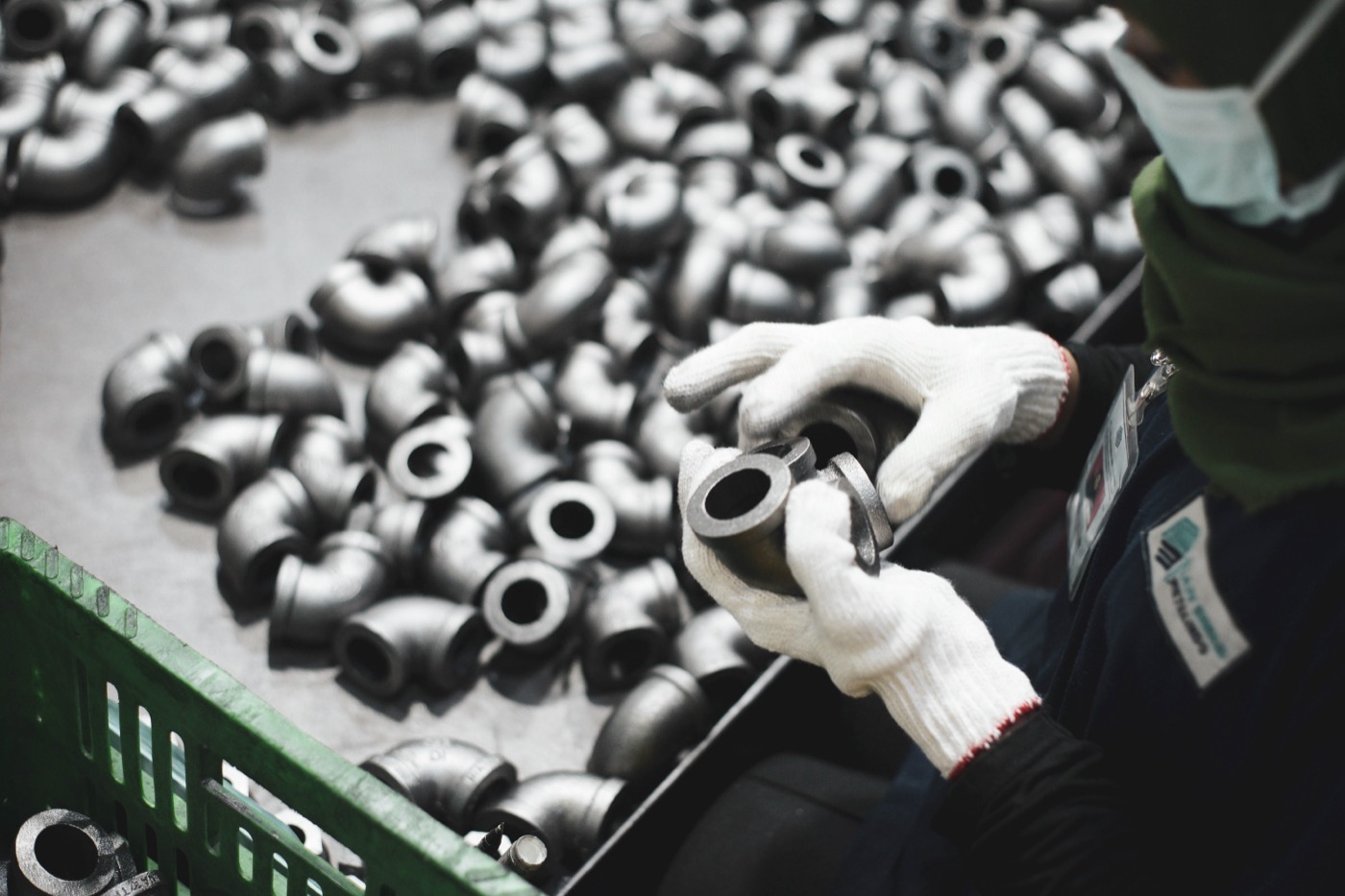 Quality inspection of pipe fittings